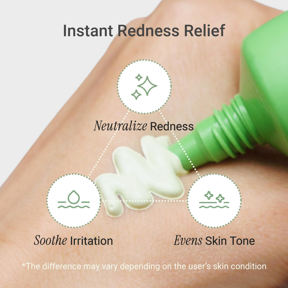 Meebak Cica Redness Solution con aplicador, retoques precisos y ligeros.