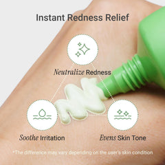 Meebak Cica Redness Solution con aplicador, retoques precisos y ligeros.