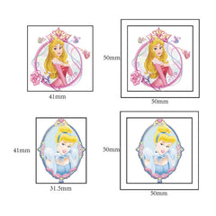 Meet Holiday Princess Tattoos sheet 4; safe, FDA-compliant materials keep kids smiling during crafts.