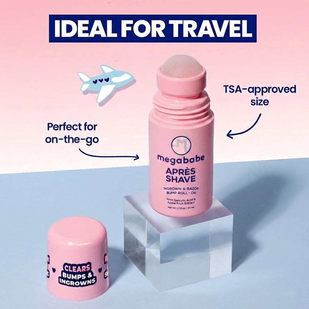 Megababe Après Shave witch hazel soothing delicate skin after removal