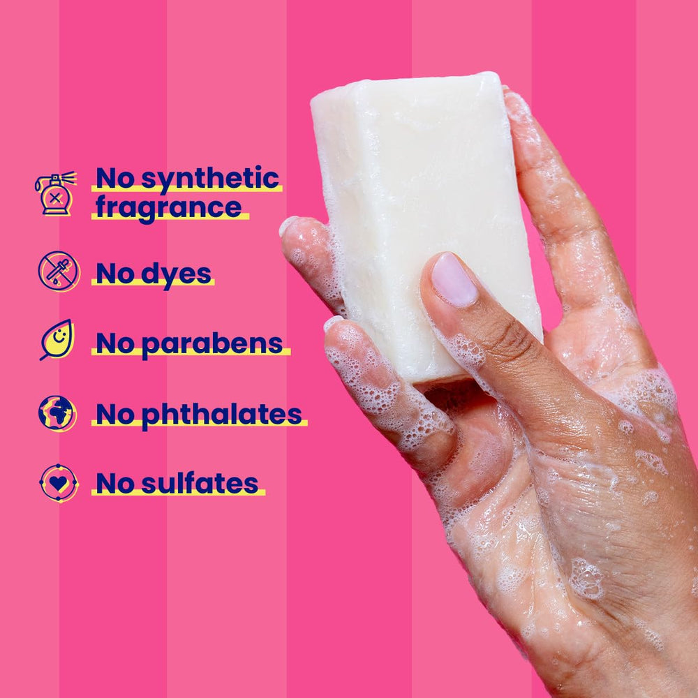 Megababe Blade Bar hydration image highlights nourishing oils in action.