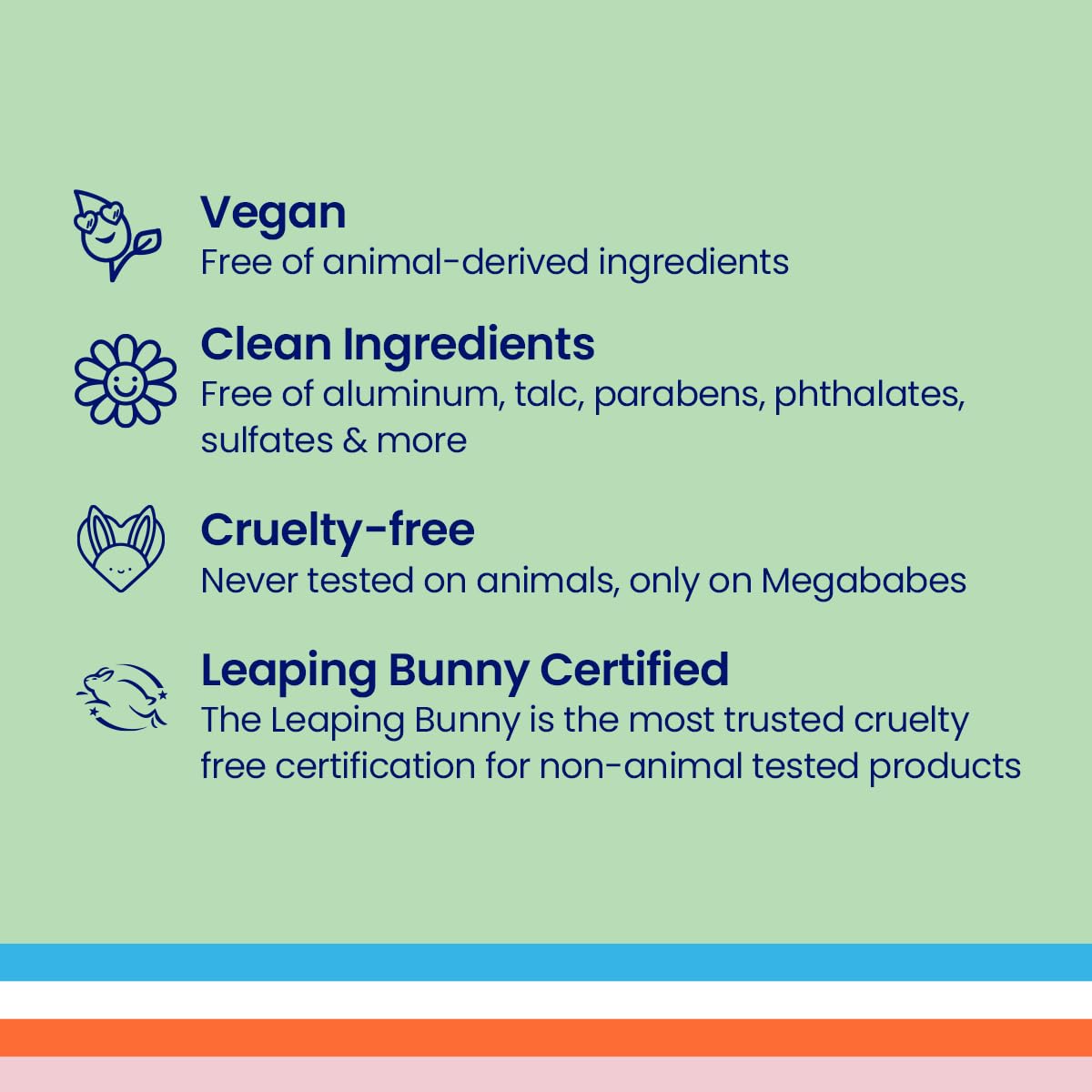 Megababe Bumpy Bar is suitable for daily use on sensitive skin.