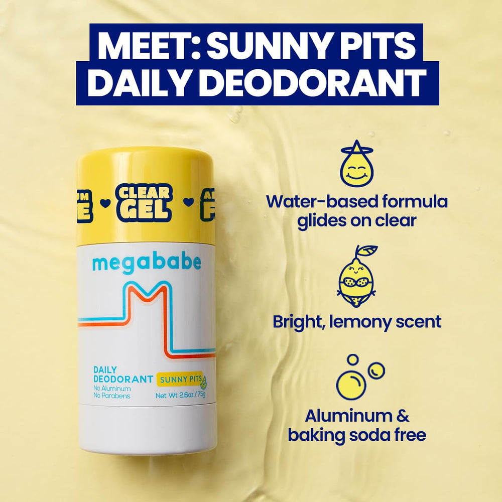 Aplicación suave de Megababe Sunny Pits, sin esfuerzo