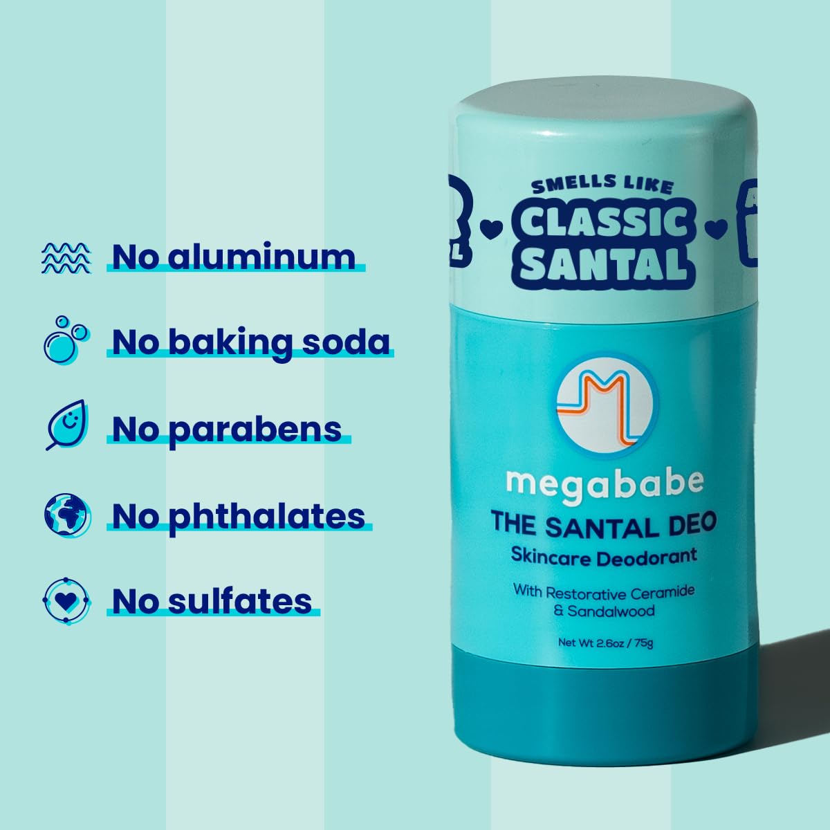 Megababe Santal Deo: uso diario recomendado para frescura sostenida.