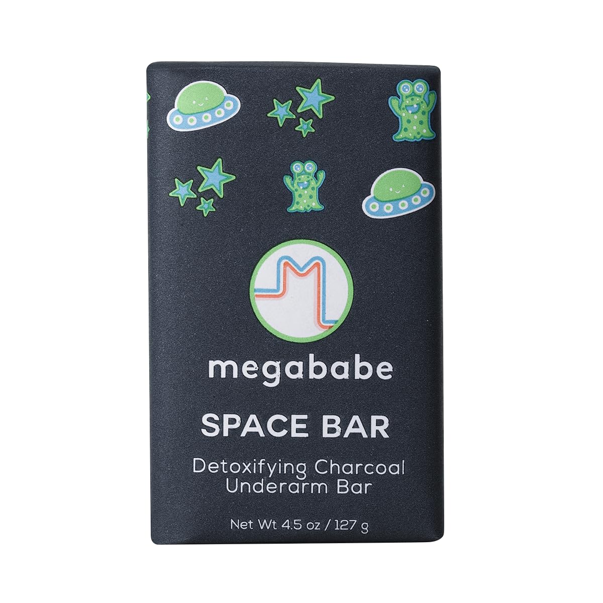 Megababe Space Bar detox carbón activado para axilas frescas y sin olores