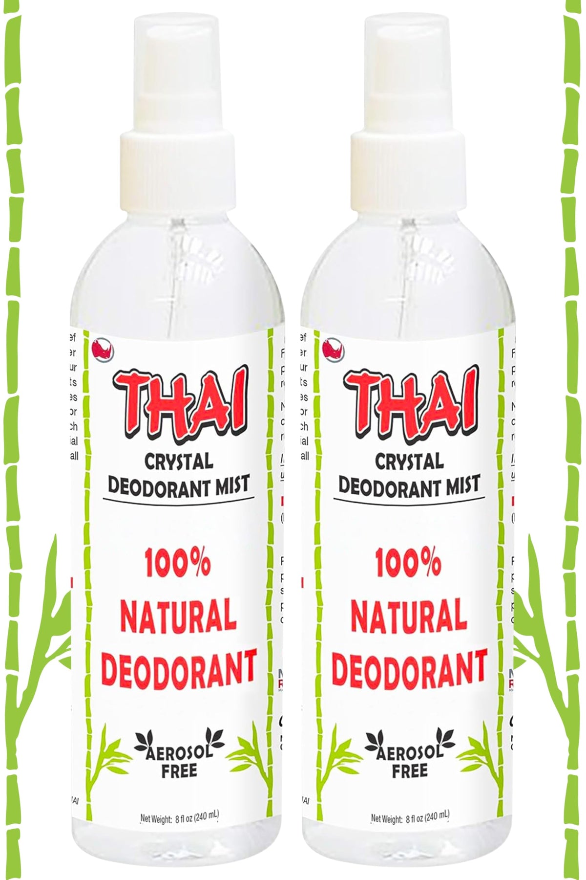 MegaRhino Thai Desodorante Spray: botella visible para uso diario sin fragancia