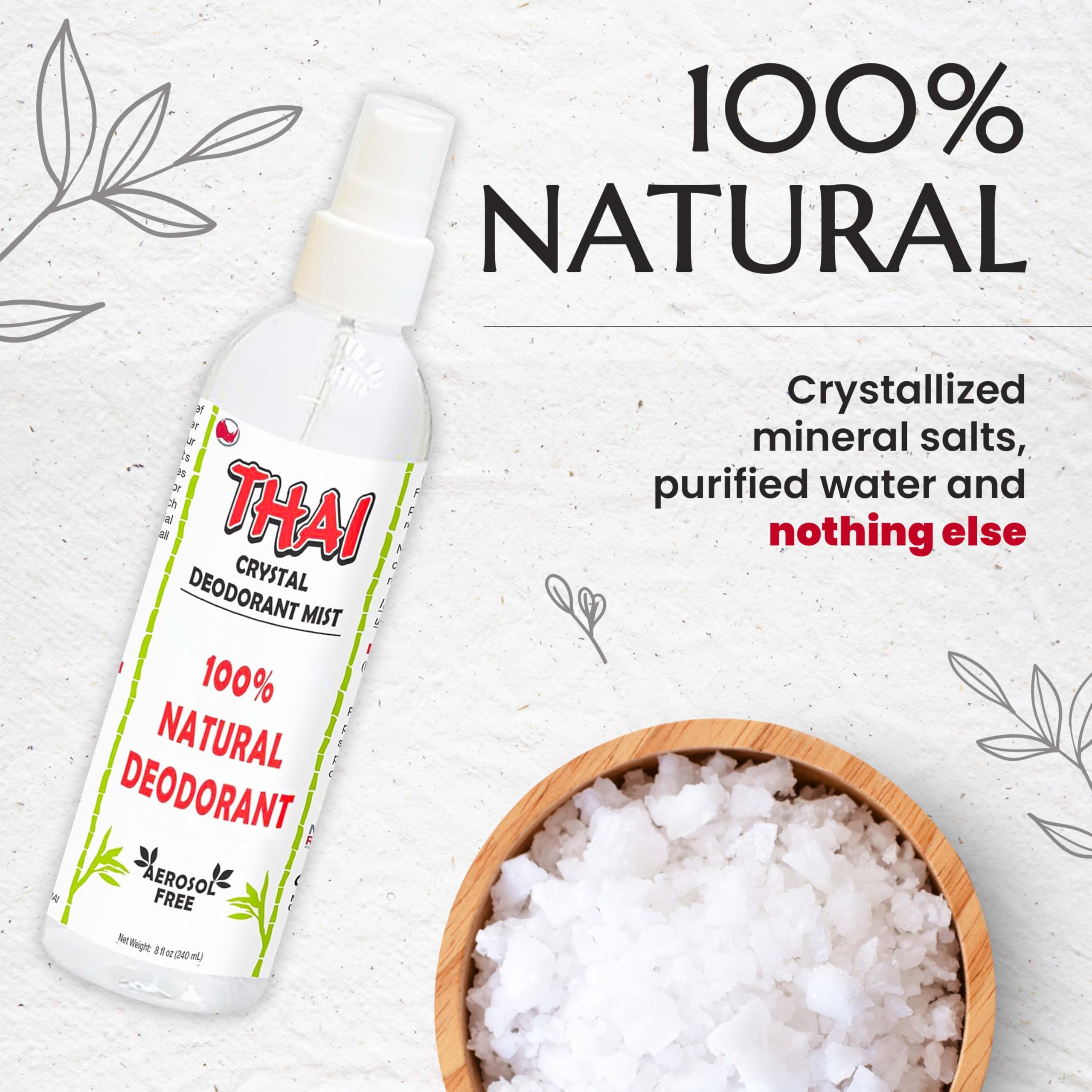 MegaRhino Thai Desodorante Spray: textura ligera para aplicar