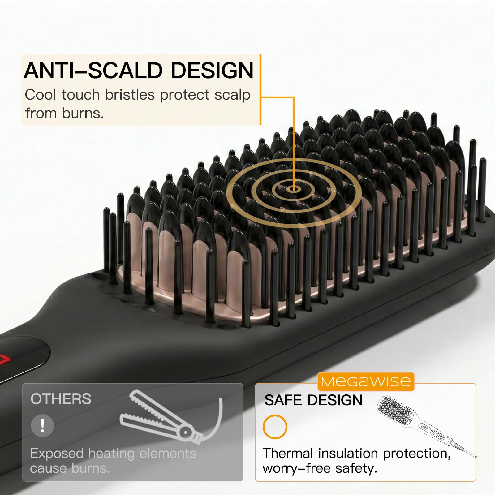 MEGAWISE Pro auto-off safety feature prevents overuse during sessions.