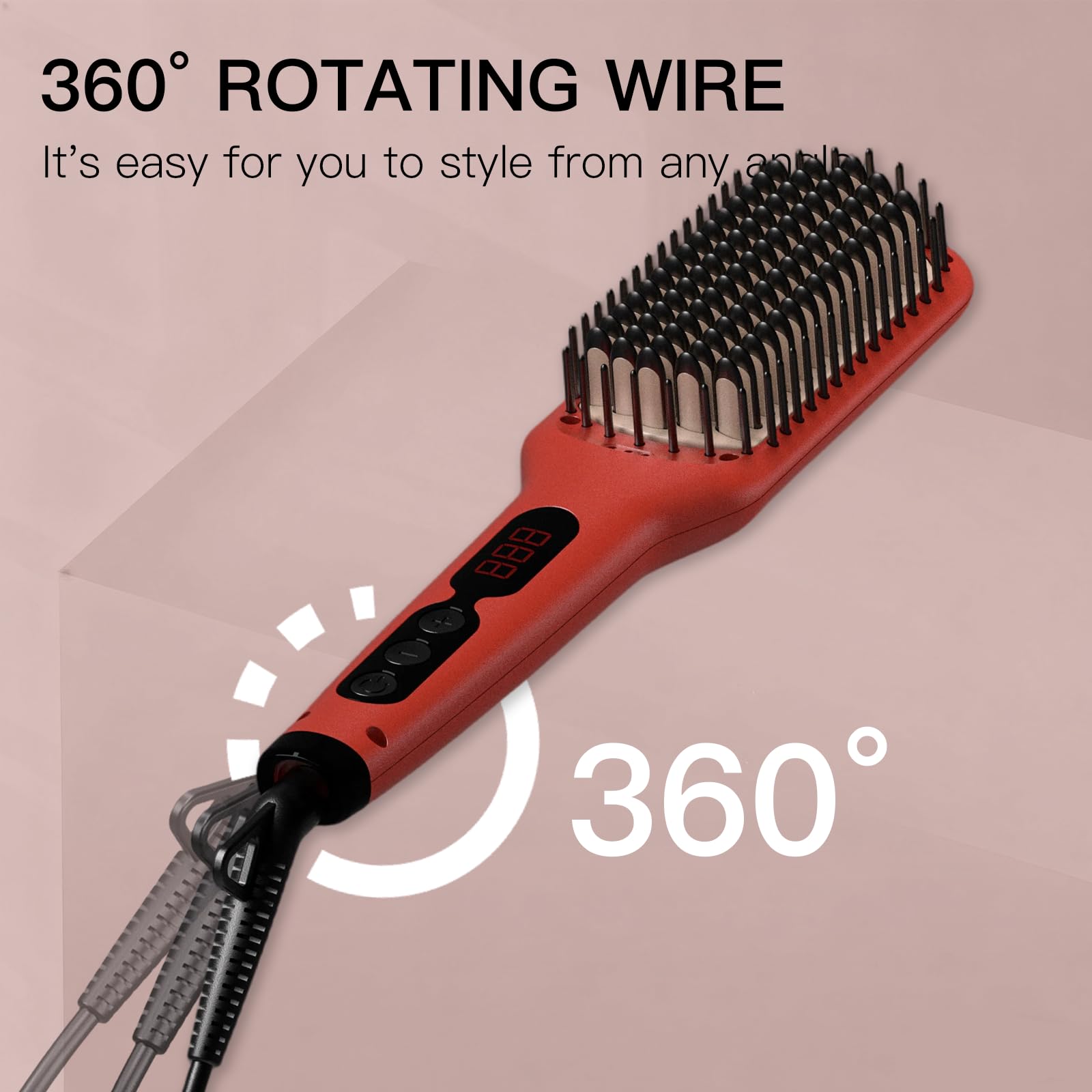MEGAWISE Megawise Pro brush auto-off feature ensures safe styling