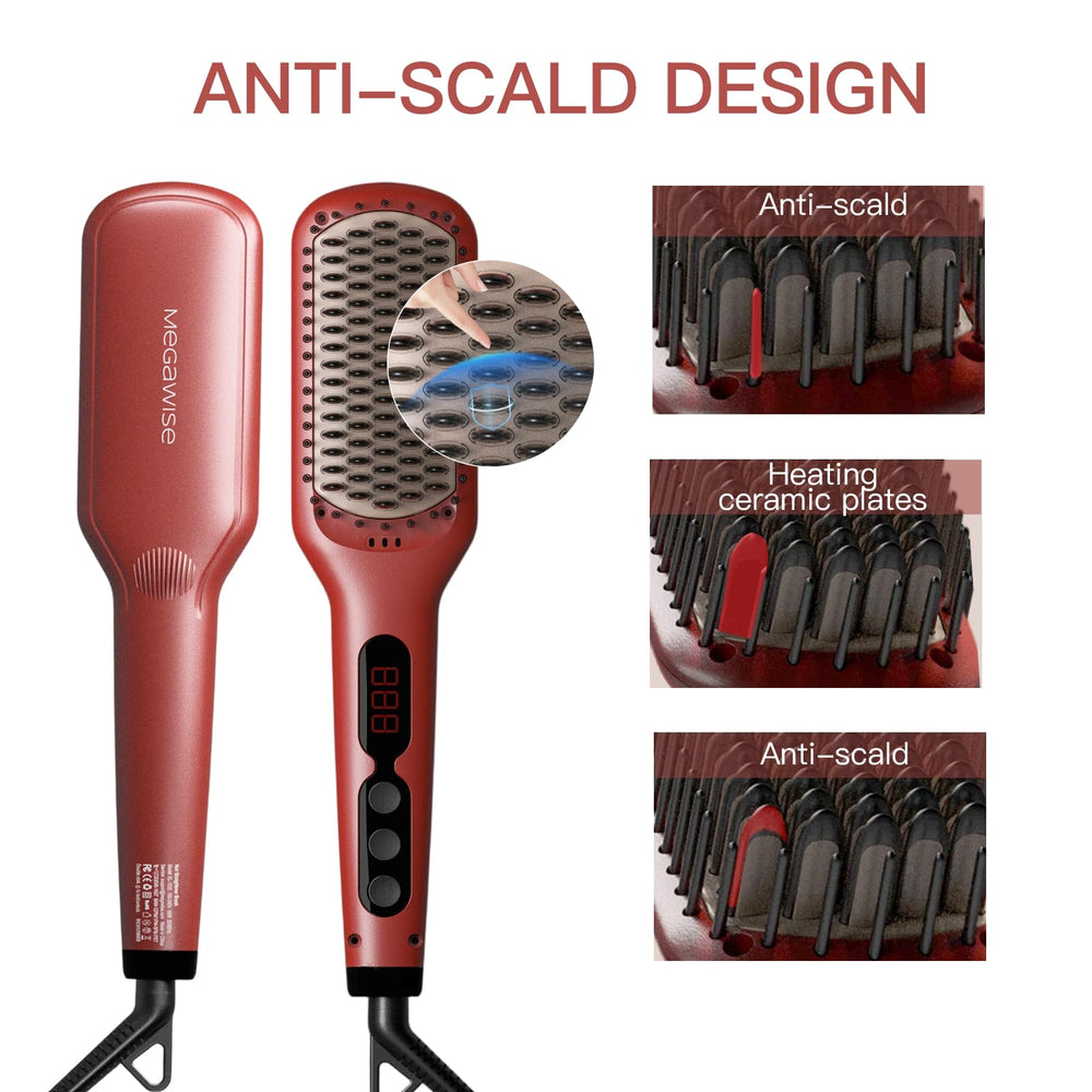 MEGAWISE Megawise Pro brush side-view showing ergonomic handle for comfortable use