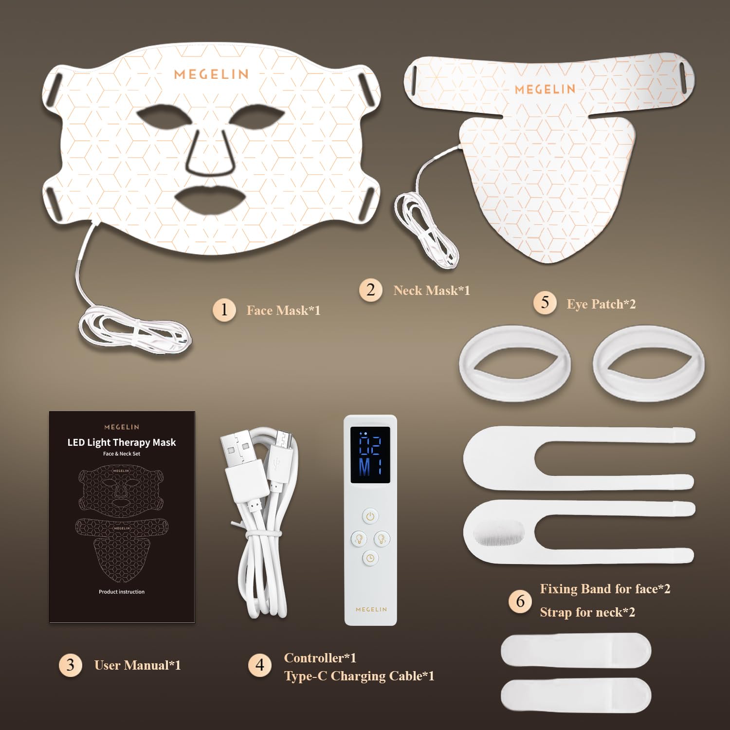 MEGELIN portable foldable mask for easy at-home routines or travel.