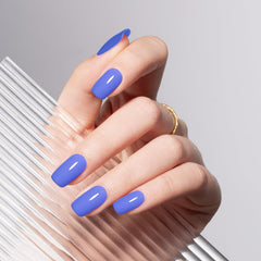 Muestra de color periwinkle para estilo sofisticado.
