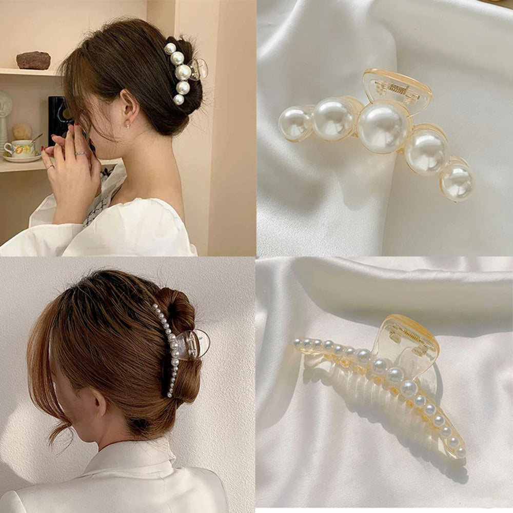 Mehayi accesorios pelo perla para trabajo y fiestas