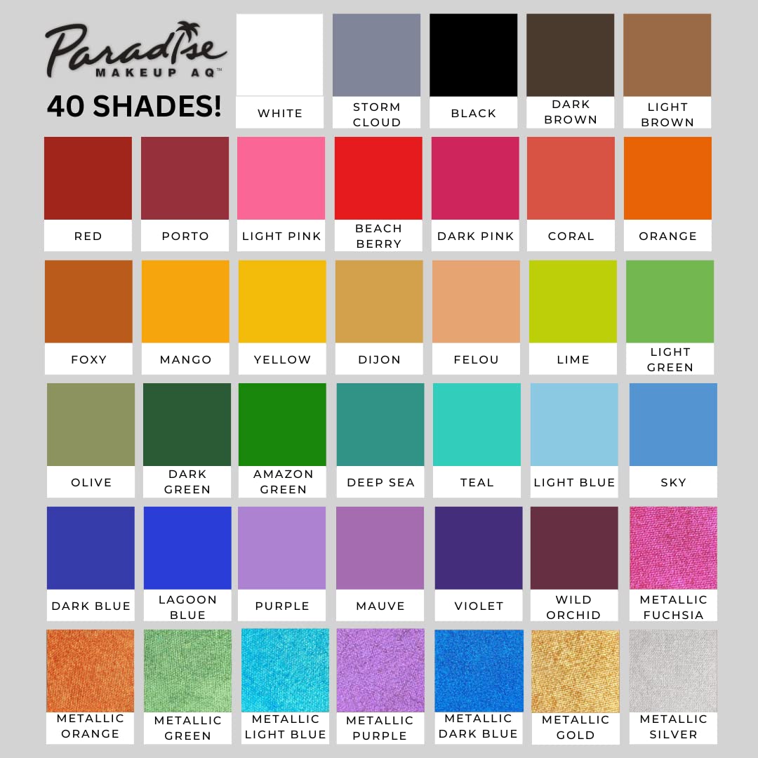Mehron Paradise Makeup AQ Envase 40 g: formato profesional para artistas.