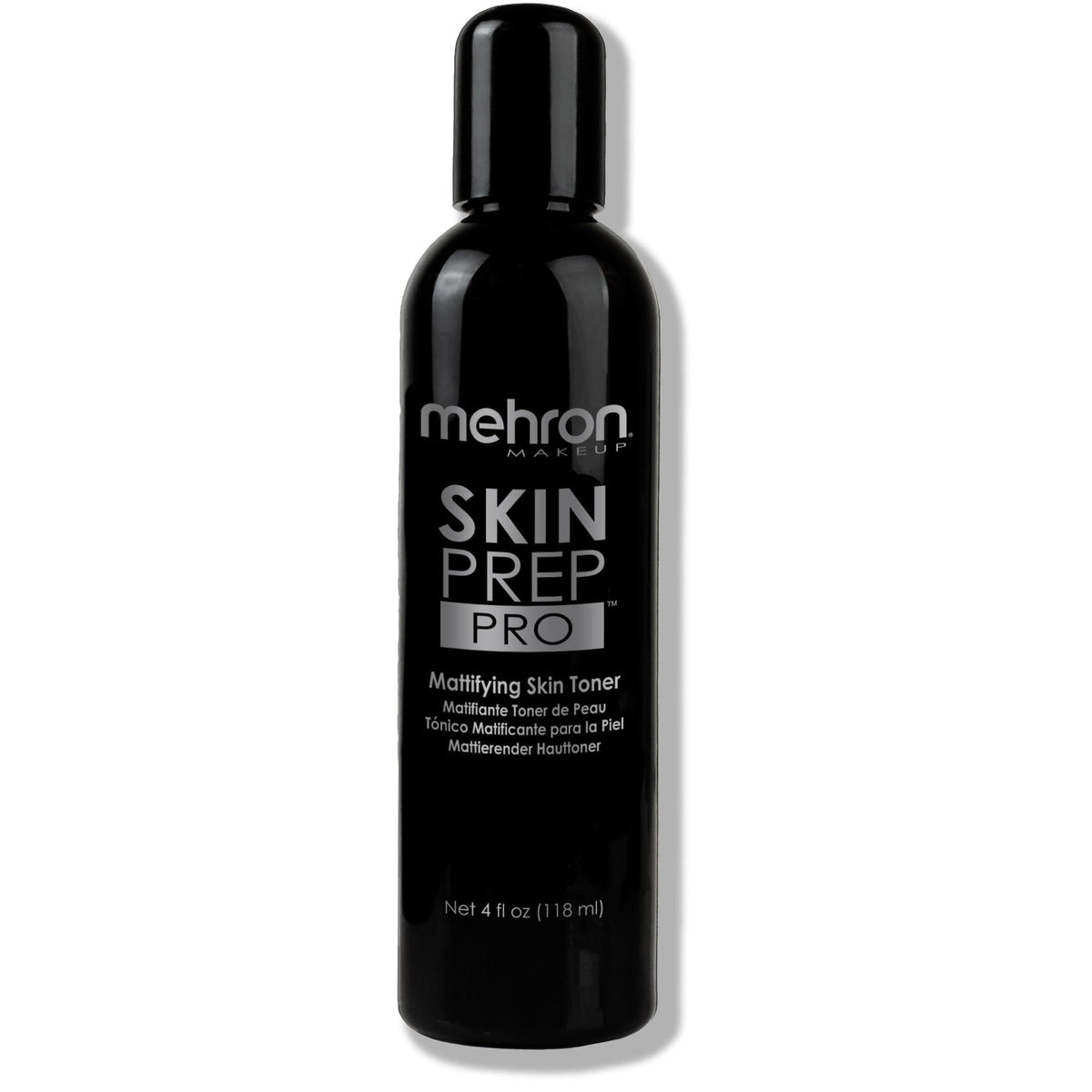 Mehron Skin Prep Pro, bote de tonificador, acabado mate duradero para el maquillaje