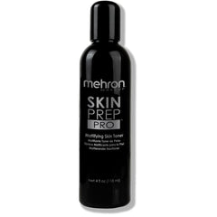 Mehron Skin Prep Pro, bote de tonificador, acabado mate duradero para el maquillaje