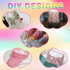 MeiAid rhinestones for phone case decoration with long-lasting shine.