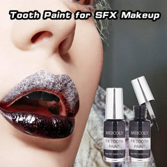 MEICOLY black teeth makeup detail for a dramatic look in performances
