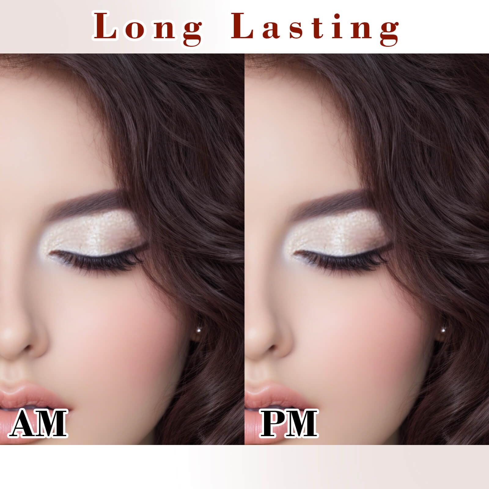 MEICOLY Champagne Shimmer Eyeshadow is buildable for rich, layered looks.