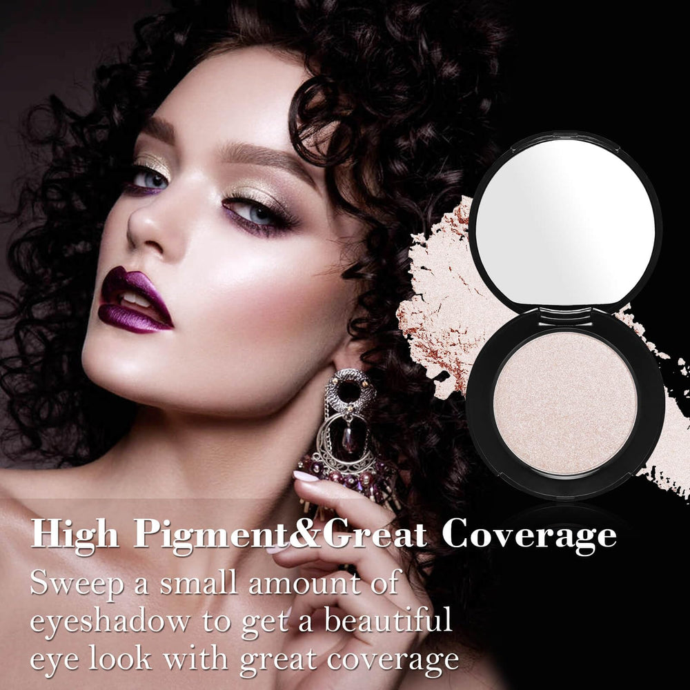 MEICOLY Champagne Shimmer Eyeshadow with long-wear formula for lasting color.