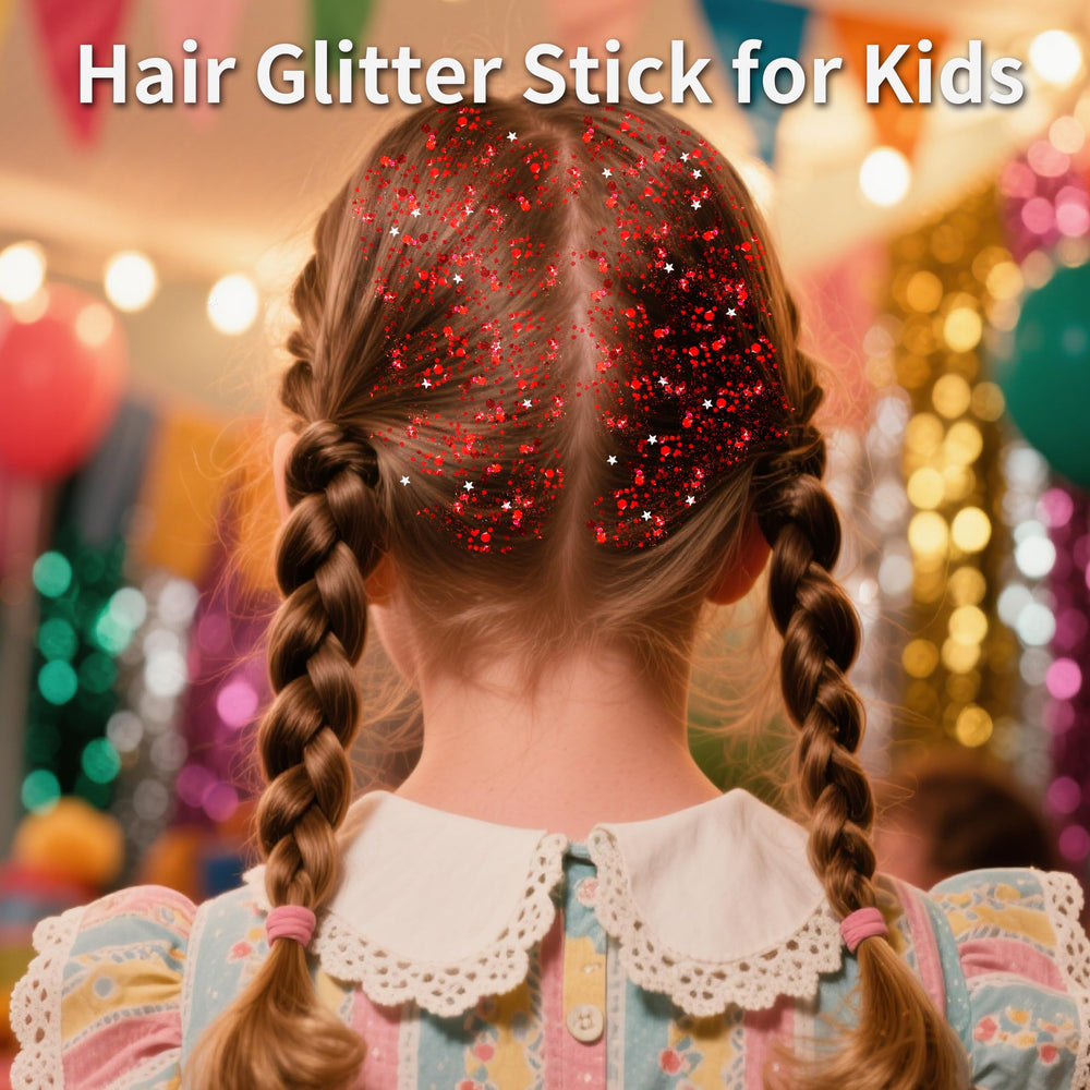 MEICOLY cheekbones and collarbones glitter stick adds visible sparkle.