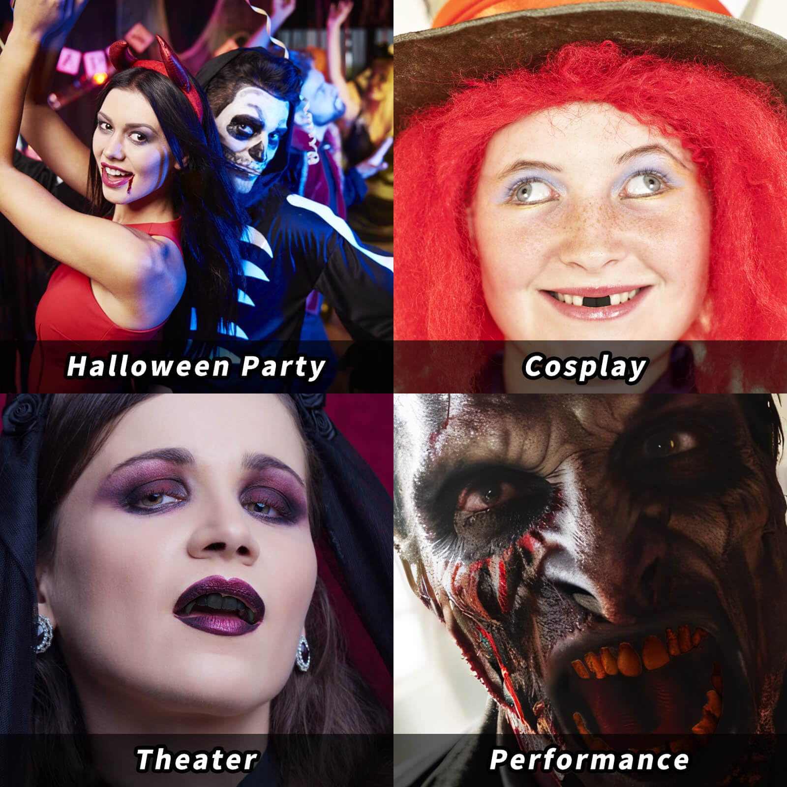 MEICOLY durable wear SFX tooth paint designed for long events
