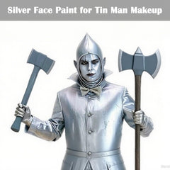 MEICOLY maquillaje hombre hojalata para disfraz de Halloween realista