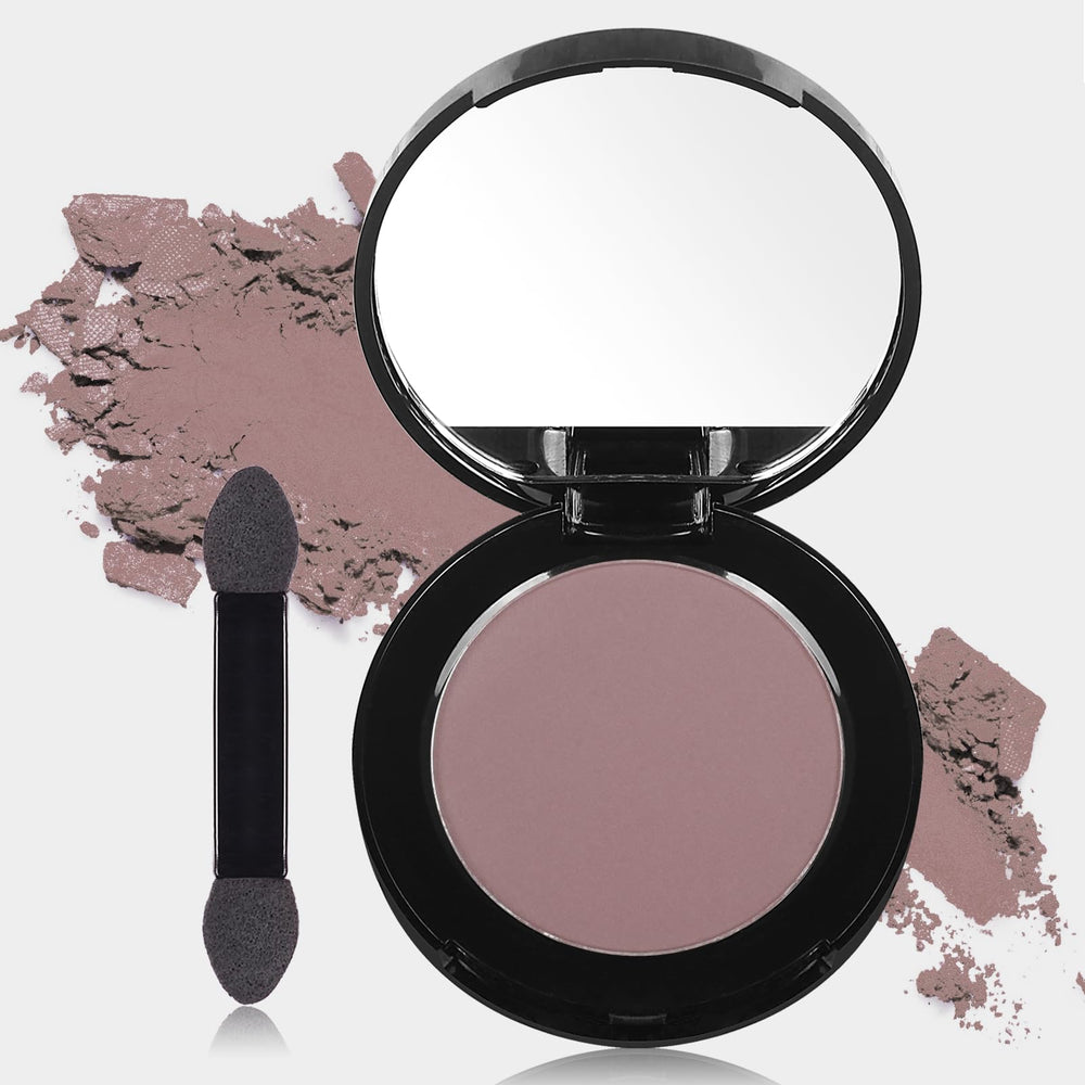 MEICOLY Matte Mauve Eyeshadow with Mirror showing versatile, travel-ready makeup option