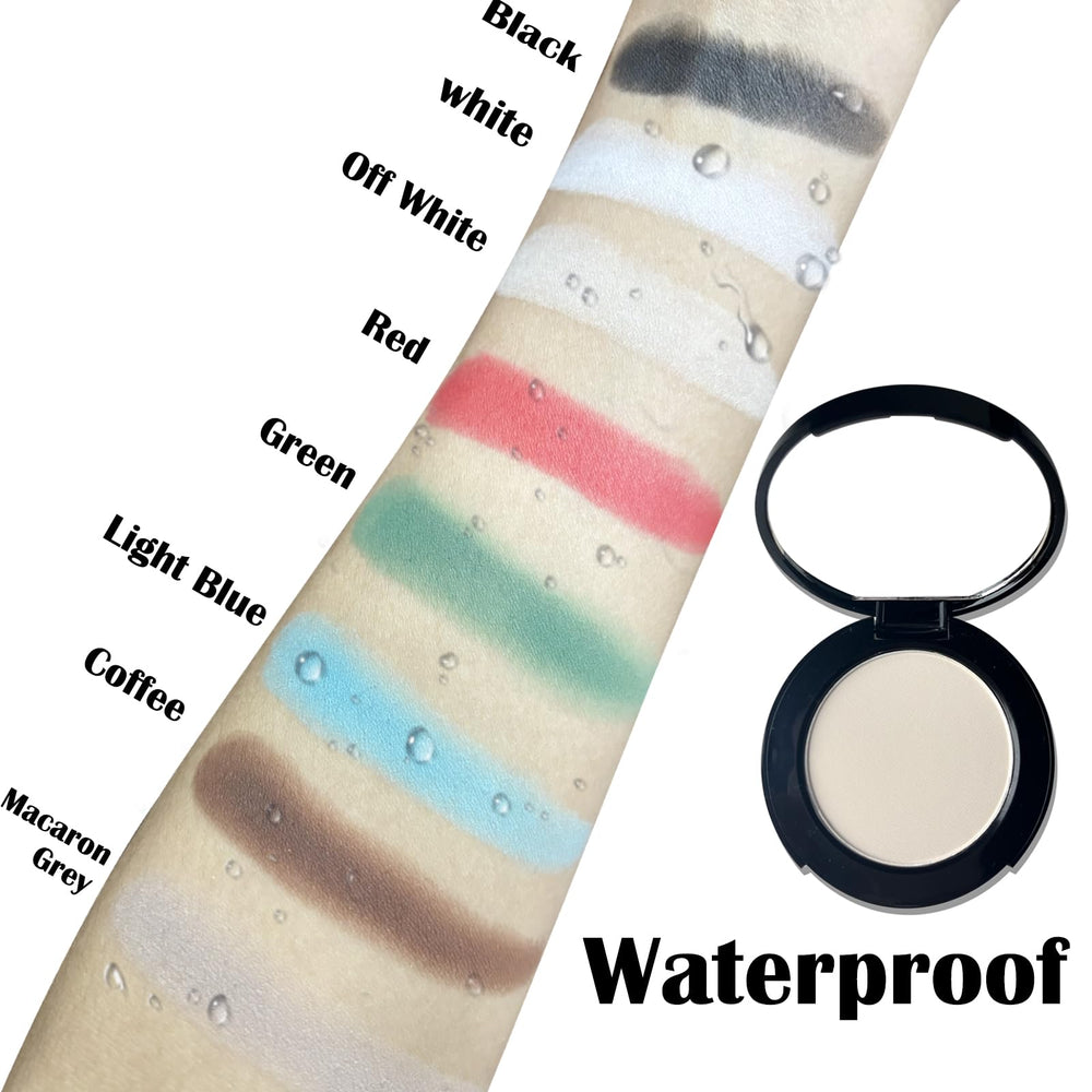 MEICOLY Off White Single Eyeshadow minimizes fallout for cleaner application