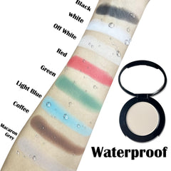 MEICOLY Off White Single Eyeshadow minimizes fallout for cleaner application