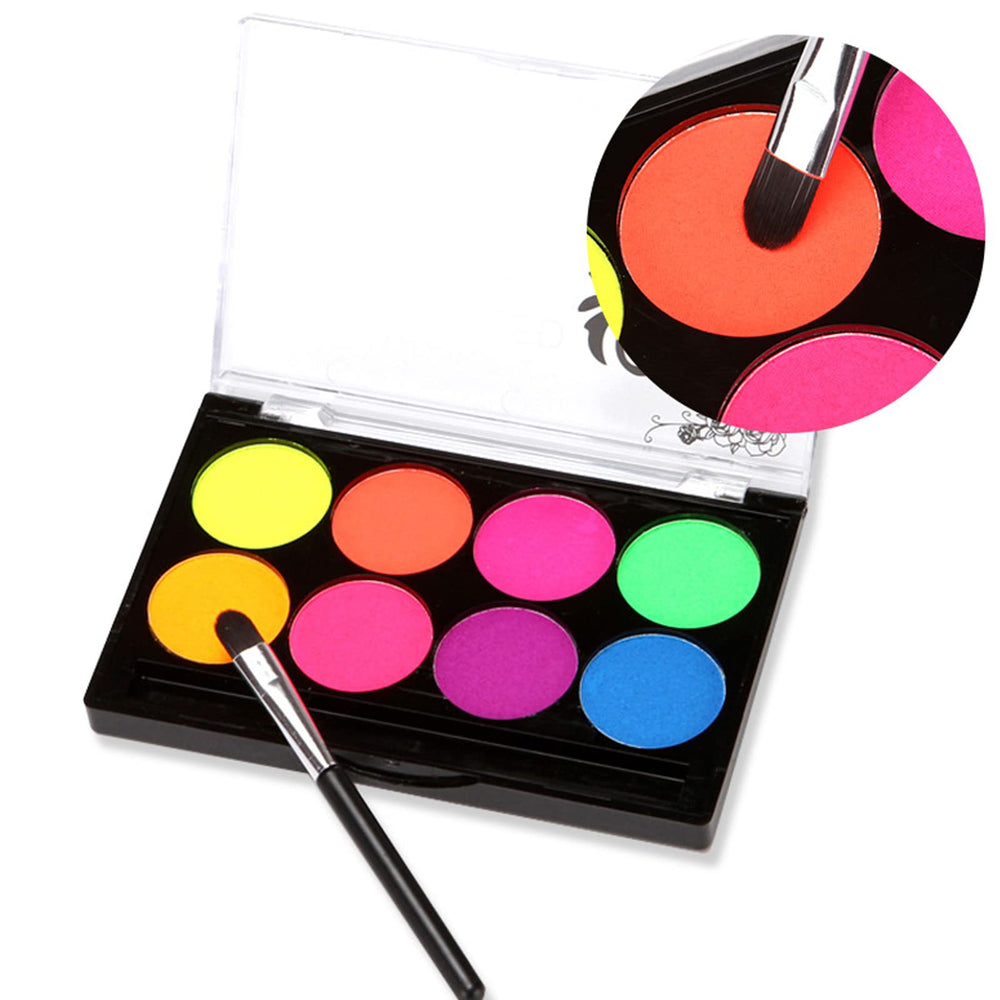 MEICOLY party and festival glow-ready face paint for bold visuals