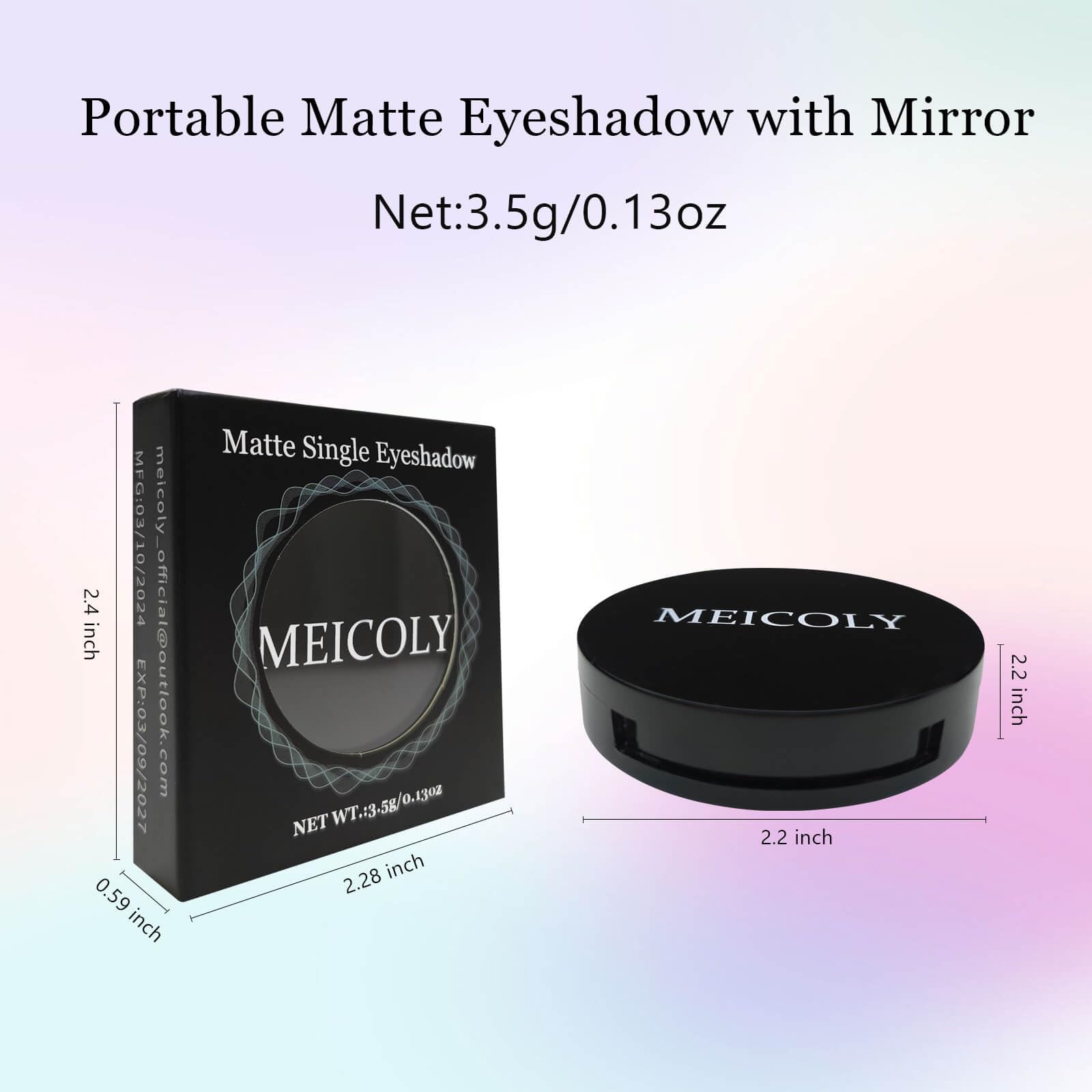 MEICOLY portable travel case keeps your look flawless wherever you go