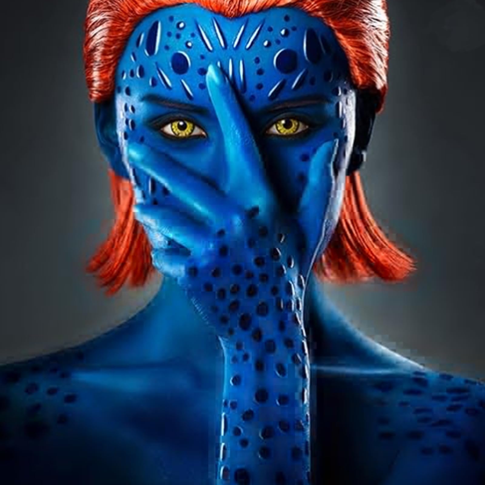 Meicoly Royal Blue Eye Black Stick under-eye application reduces glare during play
