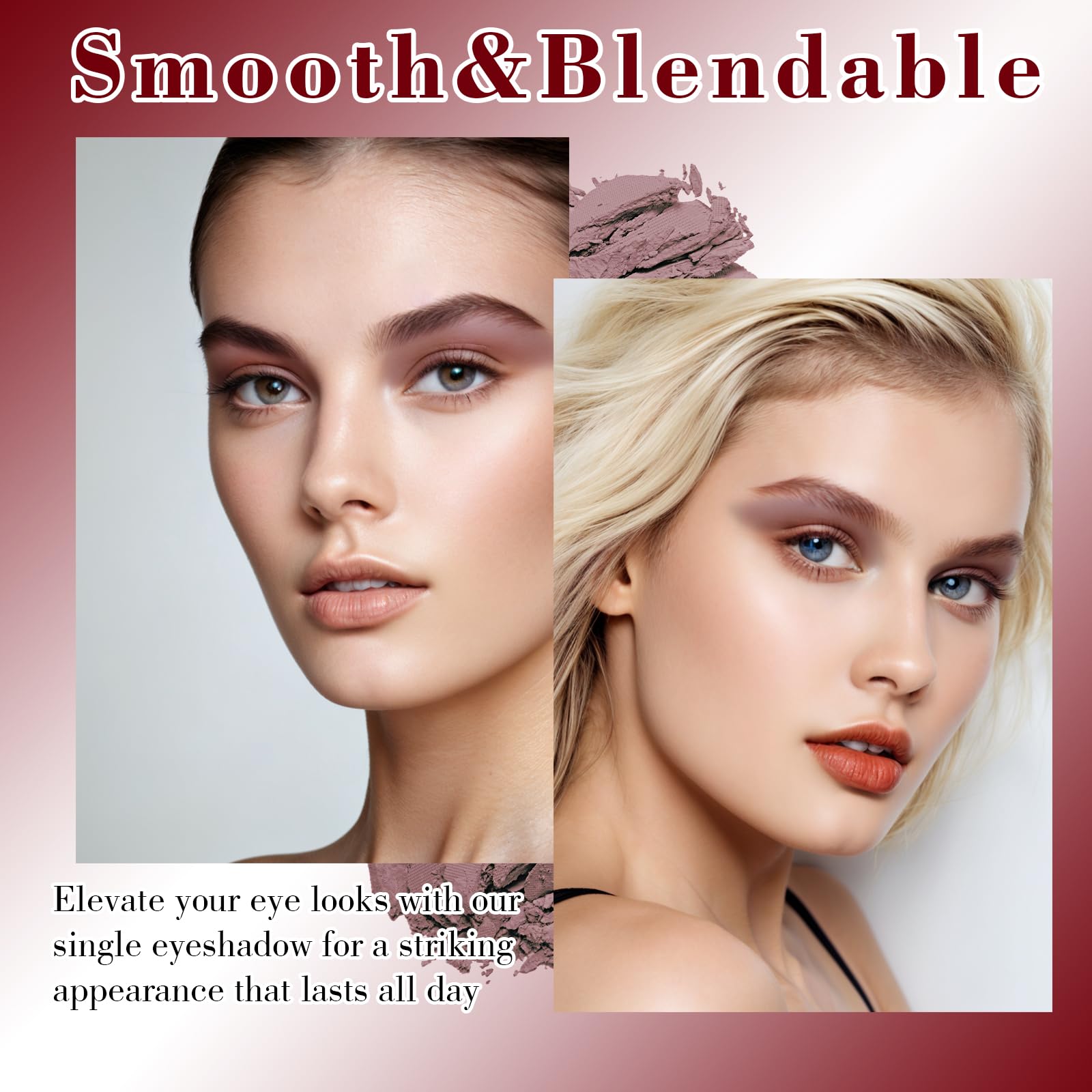 MEICOLY smooth texture for easy, even eyelid application