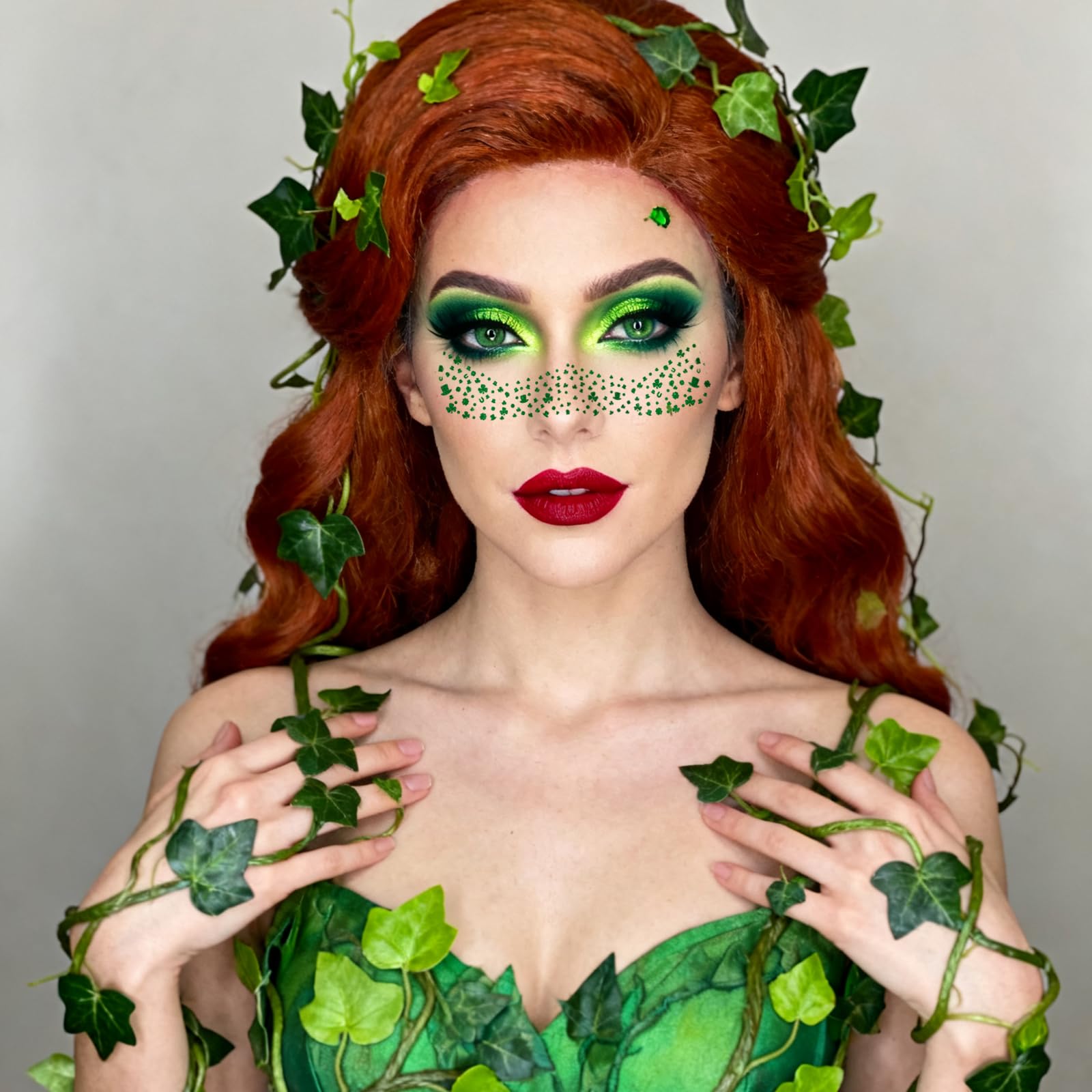 MEICOLY St Patrick's Day party-look face stickers for creative fun.