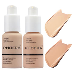 Meifen Phoera Foundation 102 Nude botella, cobertura natural y acabado suave