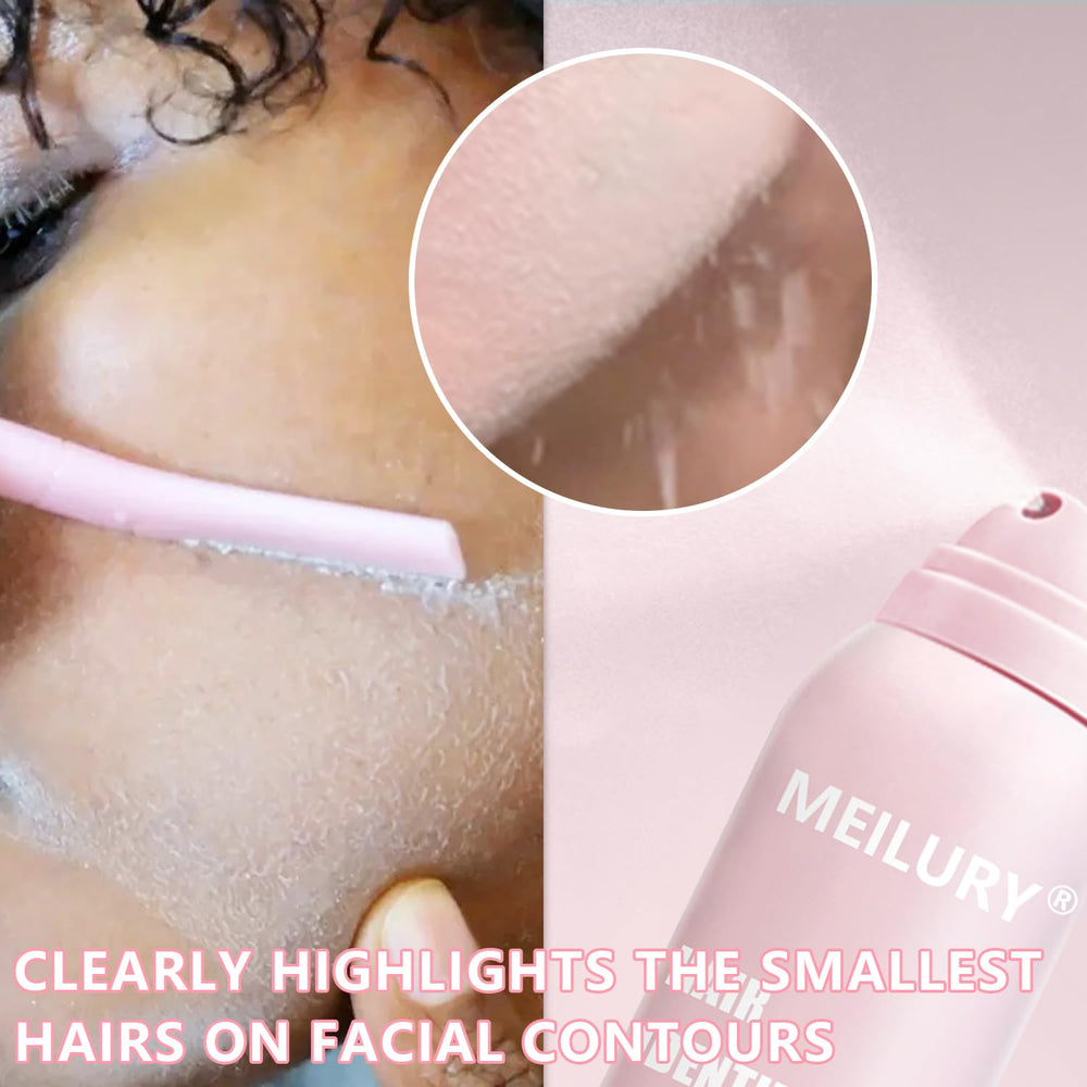 Meilury Dermaplaning Razor Scraper Set features skin-safe micro-guard razors for comfortable removal.