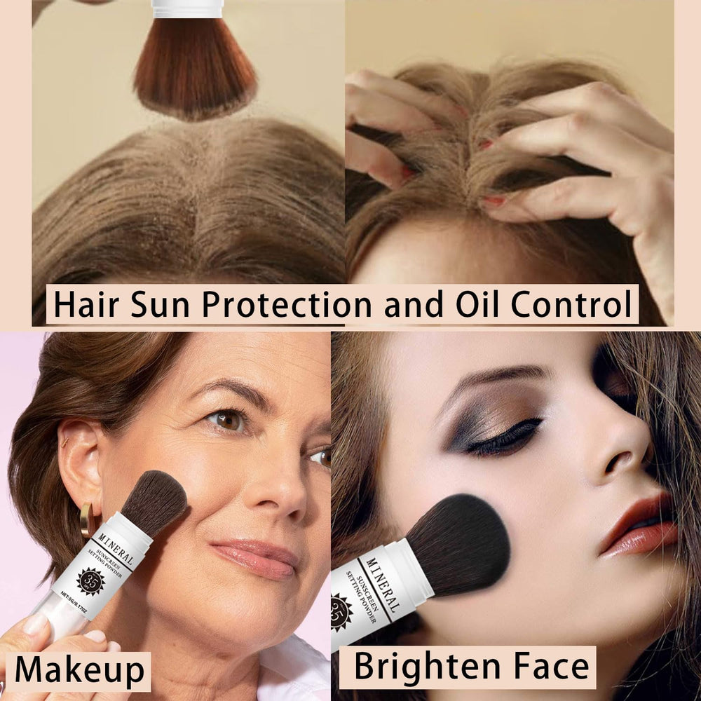 Meilury matte finish setting powder helps reduce shine and refine pores