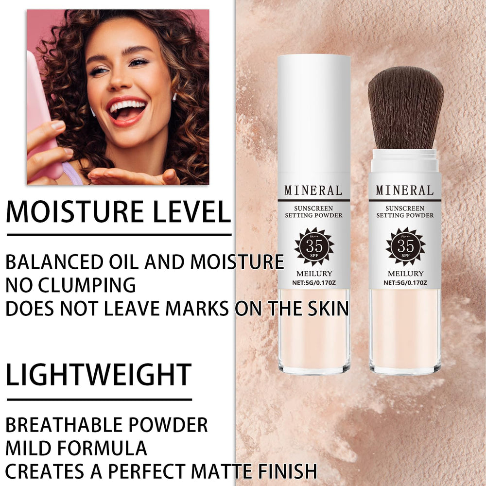 Meilury SPF 35 protective powder suitable for sensitive skin