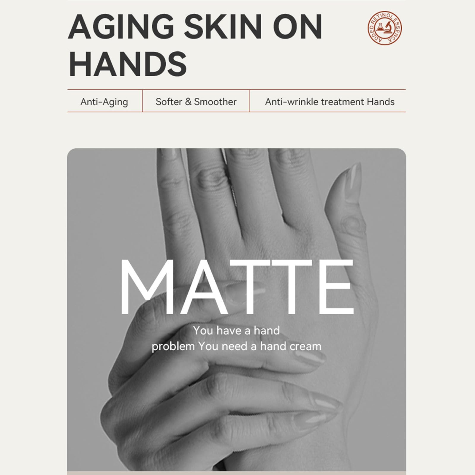 MeiPlumLai Anti-Aging Hand Lotion packaging highlights premium collagen-infused formula.