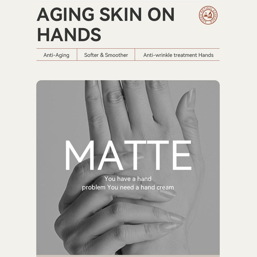 MeiPlumLai Anti-Aging Hand Lotion packaging highlights premium collagen-infused formula.