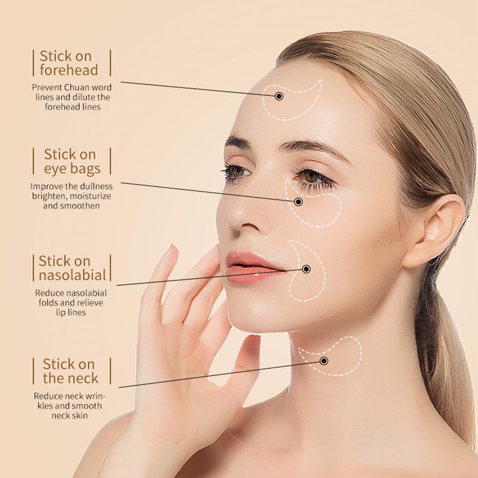 MeiPlumLai envase de viaje compacto para parches ojos