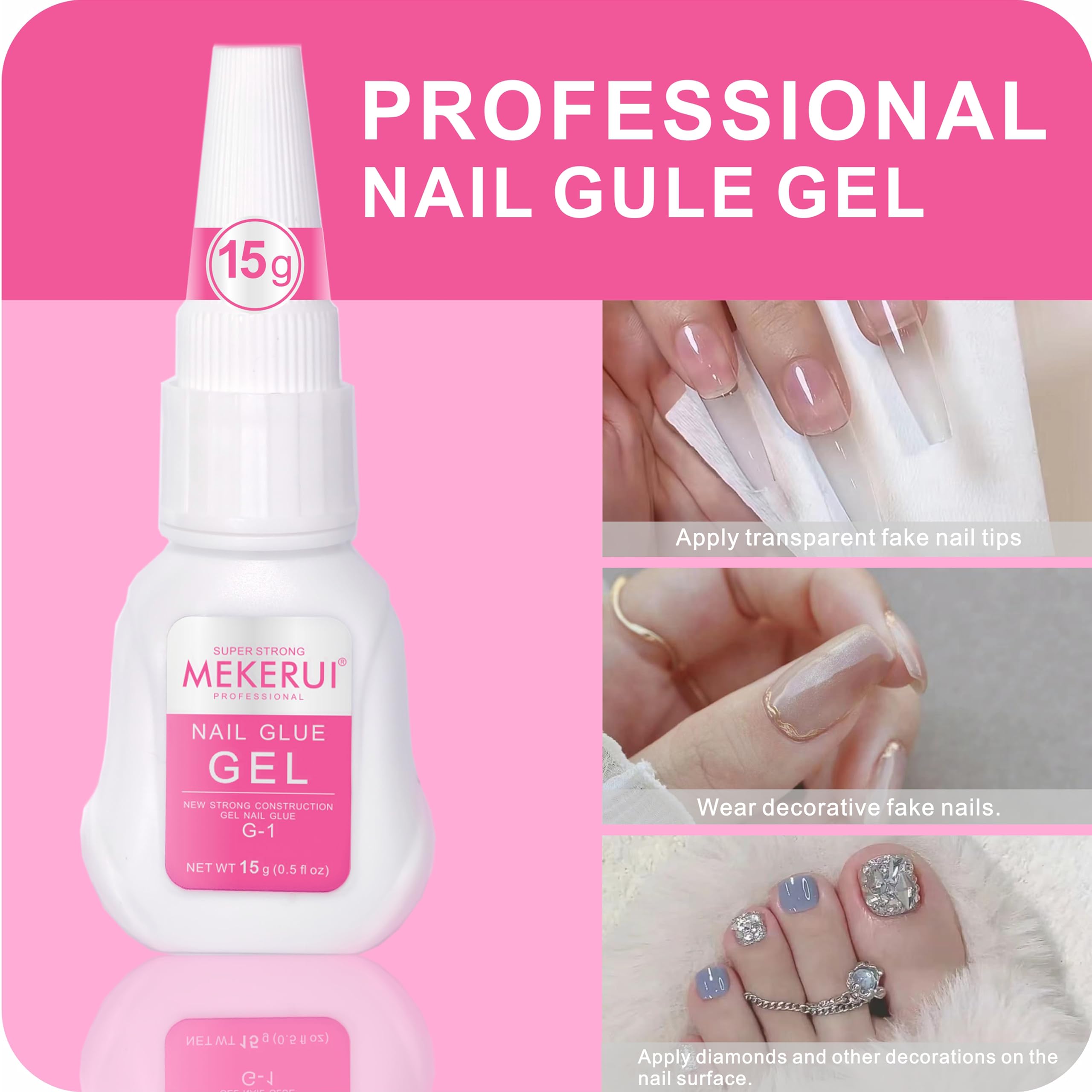 Gel de MEKERUI se seca en 7 segundos para cambios rápidos.
