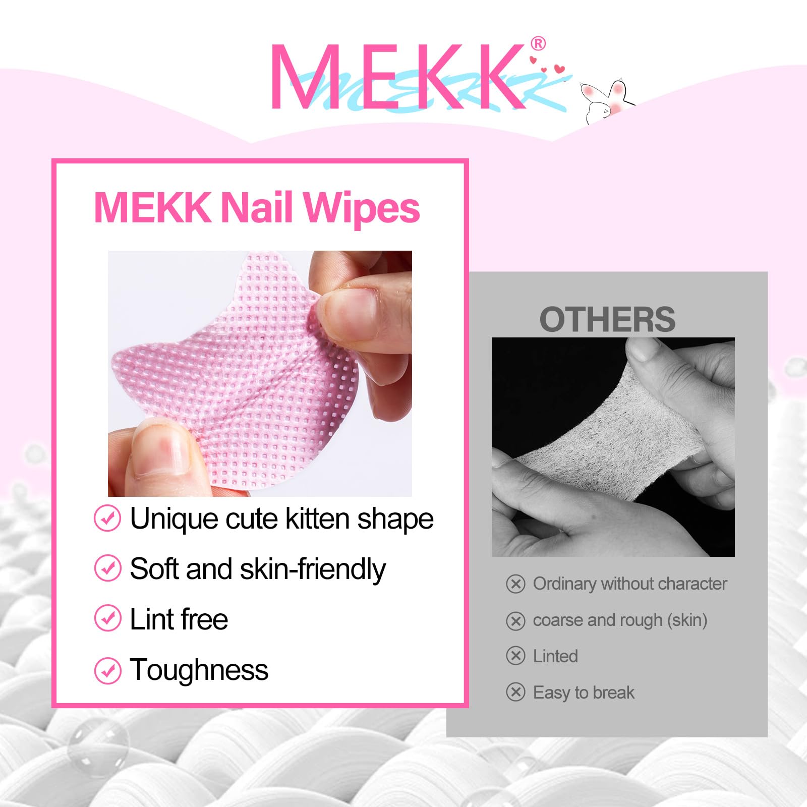 Two MEKK wipe boxes keeping 400 wipes organized and dry