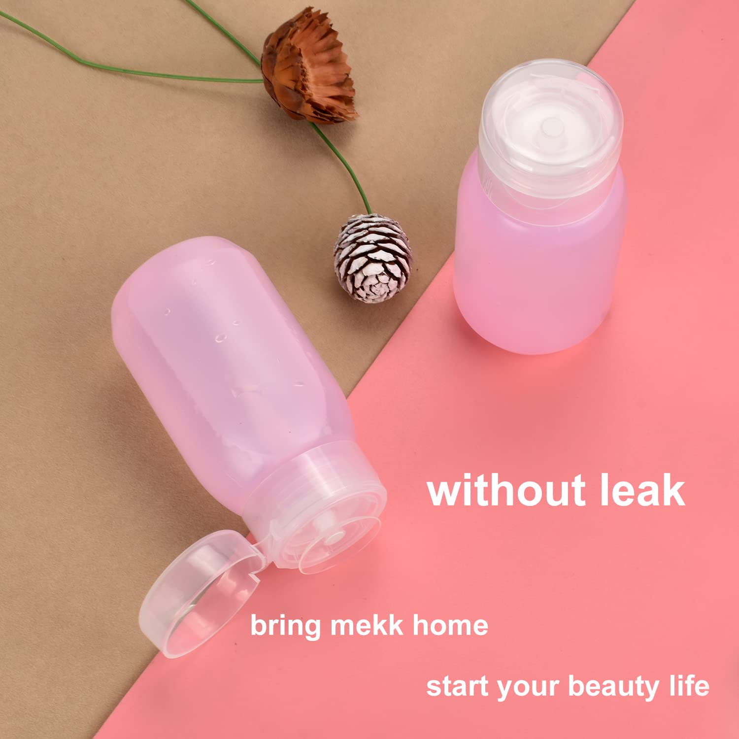MEKK corrosion-resistant plastic bottle offers safe, odor-free storage.