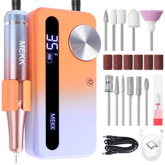 MEKK Nail Drill at 35000RPM ideal for fast gel polish removal at home.