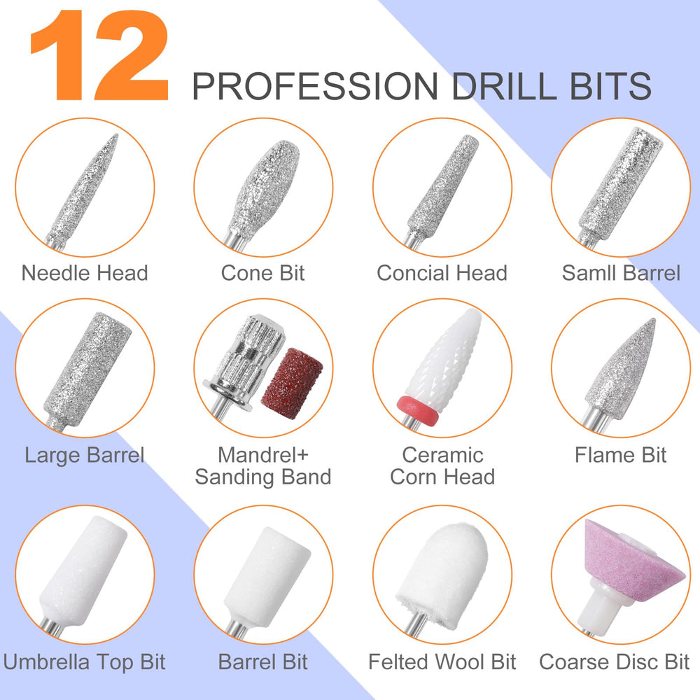 MEKK Nail Drill delivers low noise and low heat during use.