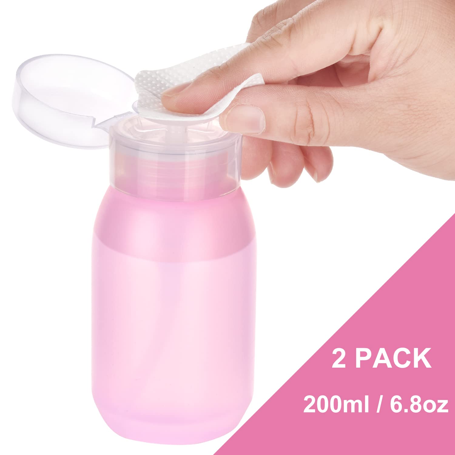 MEKK push-down pump bottle showing leakproof seal for mess-free use.