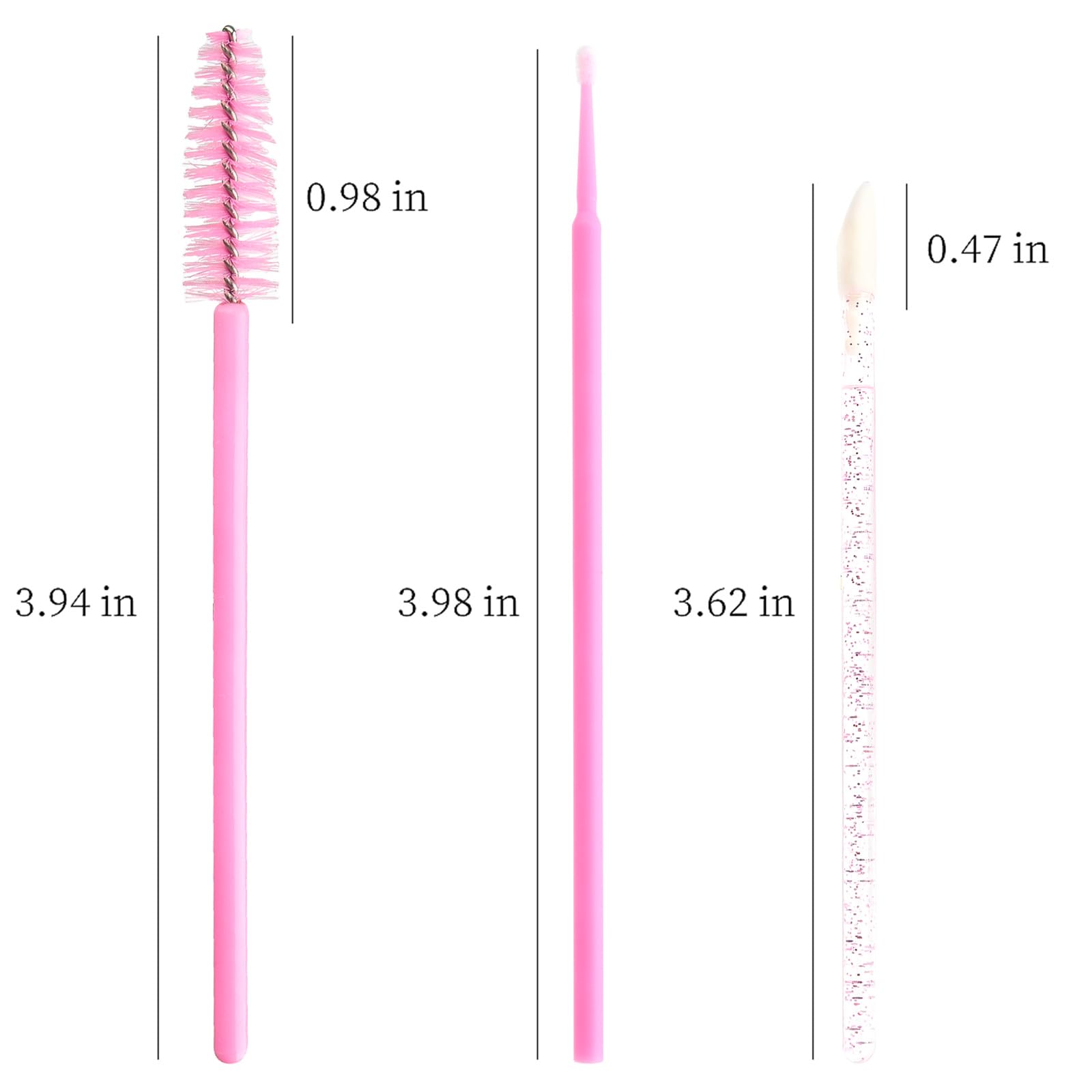 Mekupeu micro brush wands provide precision for product removal and detail work.