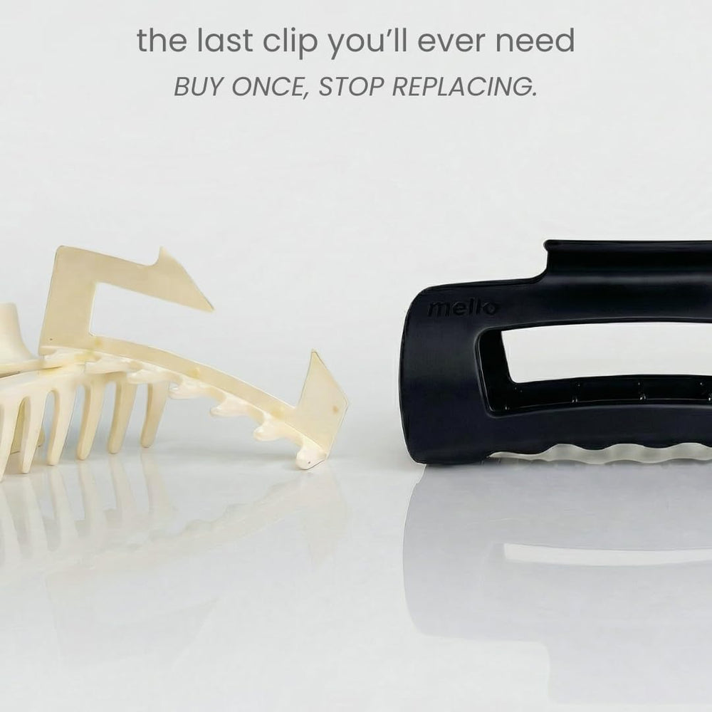 MELLO hair clip rust-proof spring ensures silent durable performance.